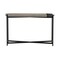 Armen Living Dua Concrete and Black Metal Modern Console Table LCDUCNBLCC - alternate 4